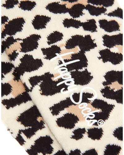 Happy Socks Leopard Print Socks - Multicolor