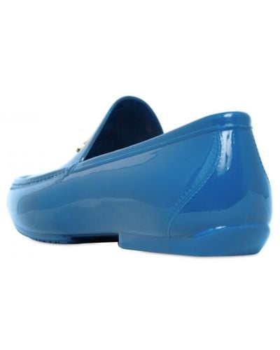 Vivienne Westwood Logo Orb Rubber Loafers - Blue