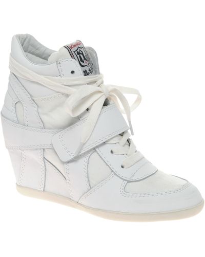 Ash Bowie Wedge Sneakers - White