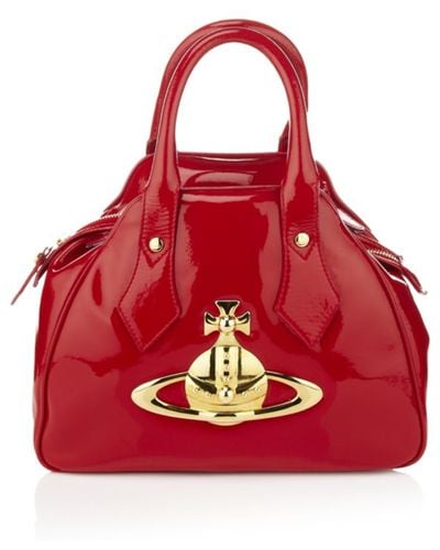 Vivienne Westwood Small Jasmine Patent Leather Bag - Red