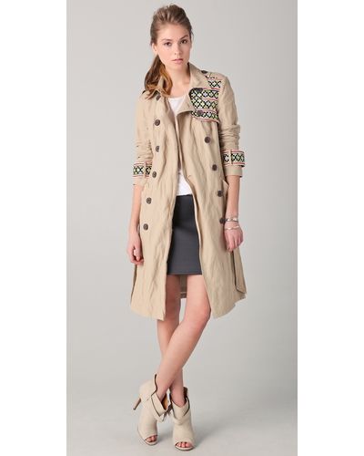 Gryphon New Timeless Trench Coat - Natural