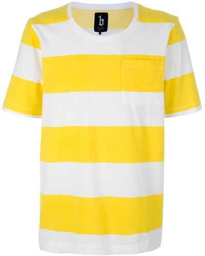 B Store Striped Tshirt - White