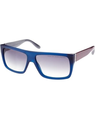 Marc By Marc Jacobs Wayfarer Sunglasses with Contrast Arm - Blue