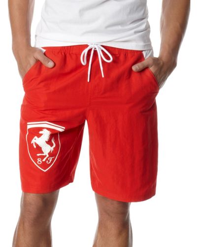 PUMA Ferrari Board Shorts - Red