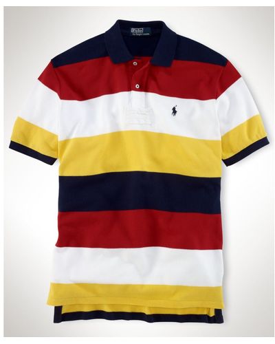 Ralph Lauren Big and Tall Striped Polo Shirt - Multicolor
