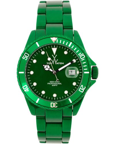 Toy Watch Me03gr Green Steel Strap Watch