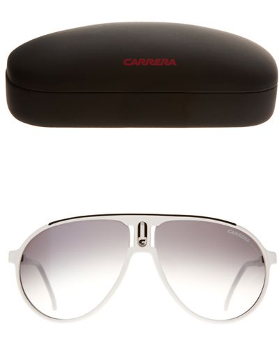 Carrera Champion Aviator Sunglasses - White