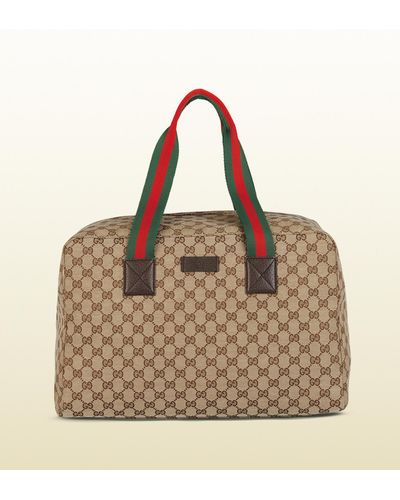 Gucci Original Gg Canvas Carry-on Duffle Bag - Natural