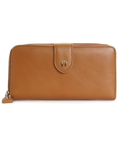 Etienne Aigner Classics Frame Checkbook Wallet - Brown