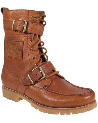 Polo Ralph Lauren Radbourne High Lace Up Boots - Brown