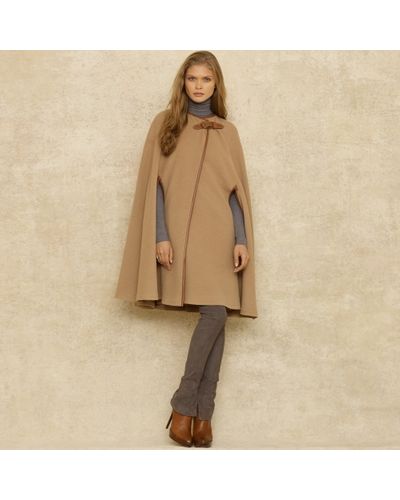 Ralph Lauren Blue Label Thaden Camel Hair Cape - Natural