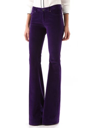 Rachel Zoe Rachel Corduroy Flare Pants - Purple