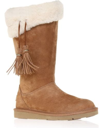 UGG Plumdale Sheepskin Boots - Brown