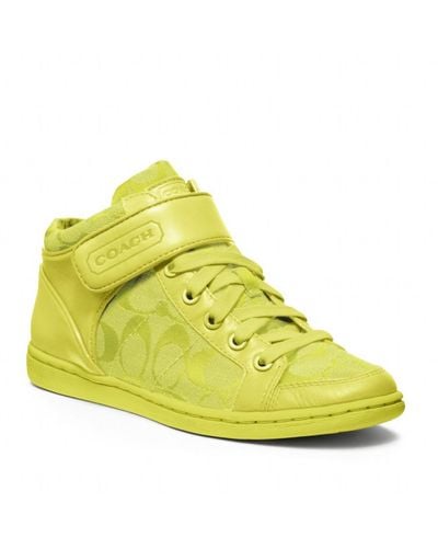 COACH Zoey Sneaker - Yellow