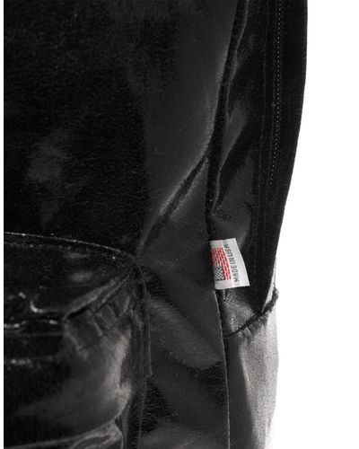 American Apparel Shiny Nylon Backpack - Black