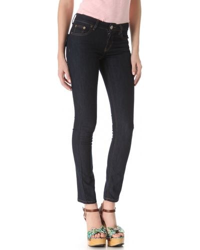 RED Valentino Bow Pocket Jeans - Blue