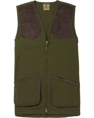 Musto Shooting Clay Shooting Vest - Green