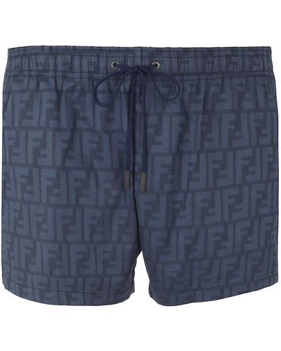 Fendi monster shop swim trunks