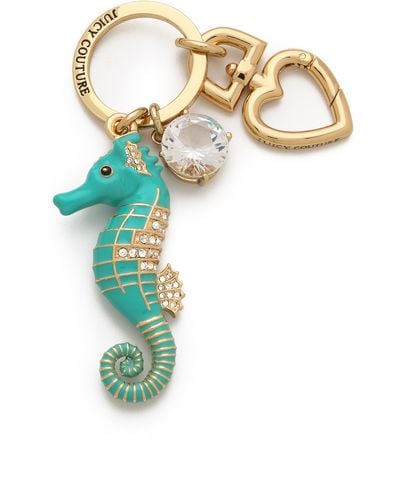 Juicy Couture Seahorse Key Fob - Metallic