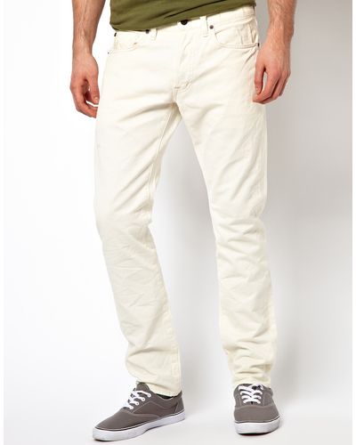 Ralph Lauren Slim Jeans in Off White