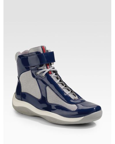 Prada High-top sneakers for Women | Online Sale up to 61% off | Lyst