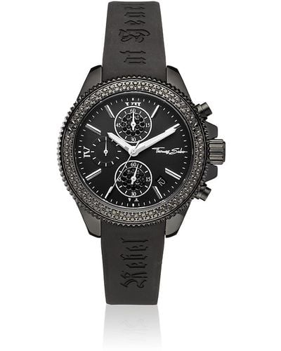 Thomas Sabo Rebel At Heart Sport Chronograph Watch - Black