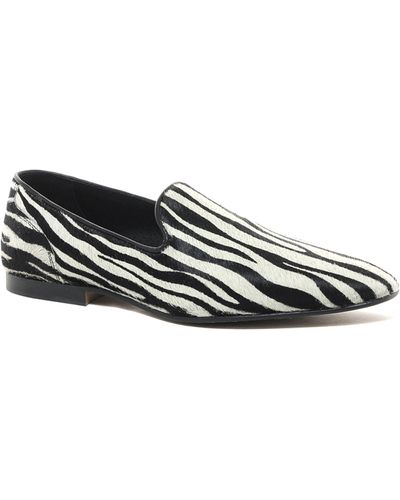 ASOS Loafers with Zebra Print - Black