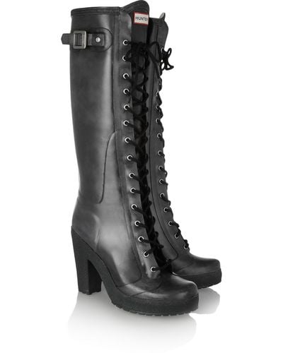 HUNTER Lapins Wellington Boots - Black