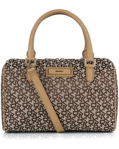 DKNY Town Country Bowling Bag - Brown
