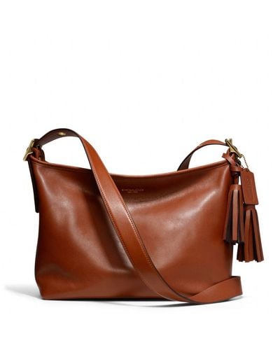 COACH Legacy Eastwest Duffle in Leather - Brown