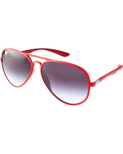 Ray-Ban Aviator Sunglasses - Red