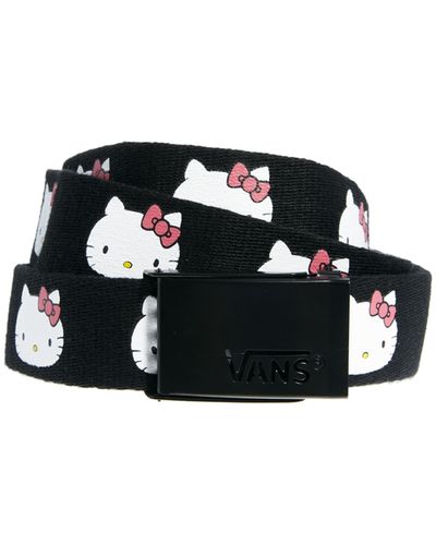 Vans Hello Kitty Bow Reversible Web Belt - Black
