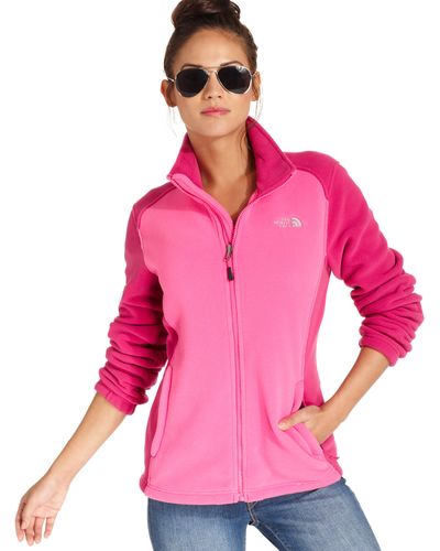 The North Face Rdt 300 Flashdry Colorblocked Fleece - Pink