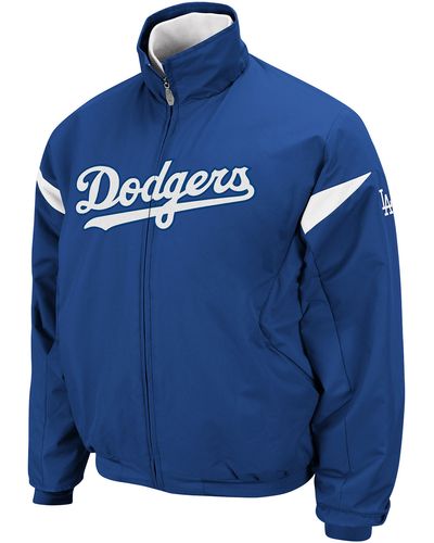 Majestic Los Angeles Dodgers Triple Peak Premier Therma Base Jacket - Blue