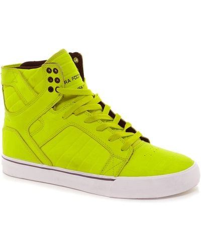 Supra Skytop Duct Tape Sneakers - Yellow