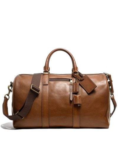 COACH Bleecker Duffle in Leather - Brown