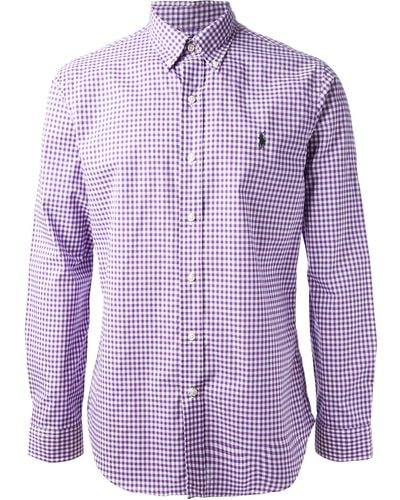Polo Ralph Lauren Checked Shirt - Purple