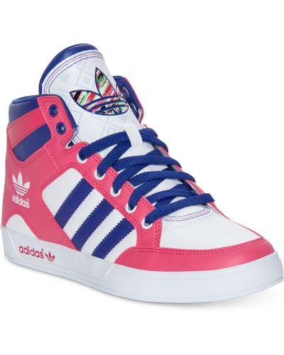 adidas Hardcourt Hi Casual Sneakers - Pink