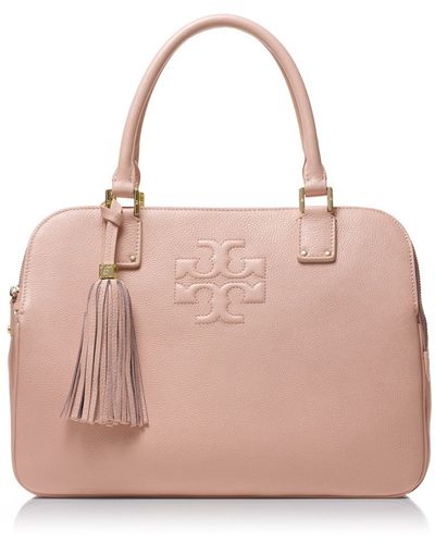 Tory Burch Thea Triple Zip Compartment Satchel - Pink