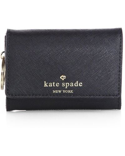 kate spade new york Hyde Lane Adalyn Leopard Print Leather Wallet