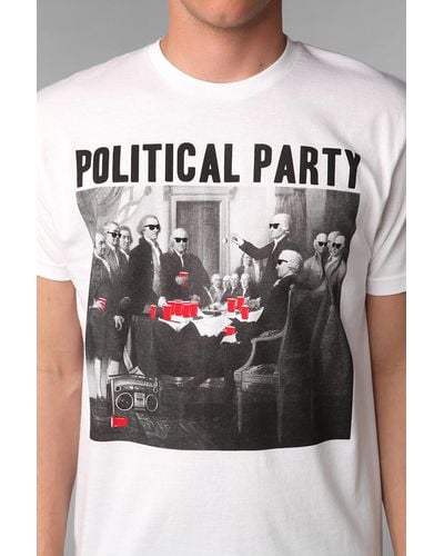 Riot Society Political Party Tee - White