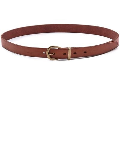 Madewell Skinny Leather Belt - Brown