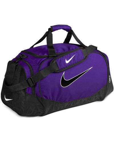 Nike Medium Logo Duffle Bag - Purple