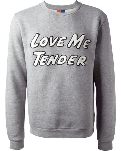 Opening Ceremony Love Me Tender Sweatshirt - Gray