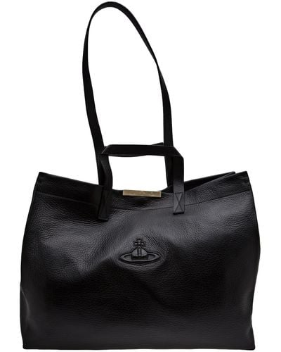Vivienne Westwood Large Shopper Bag - Black