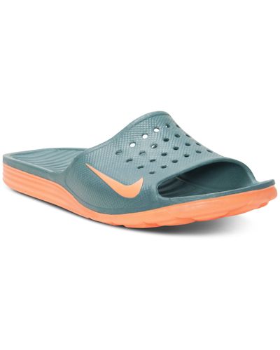 Green Nike Sandals, slides and flip flops for Men | Lyst - Page 2