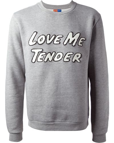 Opening Ceremony Love Me Tender Sweatshirt - Grey