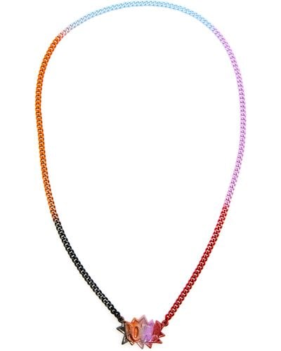 Ambush Pow Pendant Necklace - Multicolor