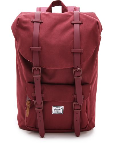 Herschel Supply Co. Little America Mid Volume Backpack - Red