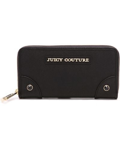 Juicy Couture Sophia Continental Zip Wallet - Black